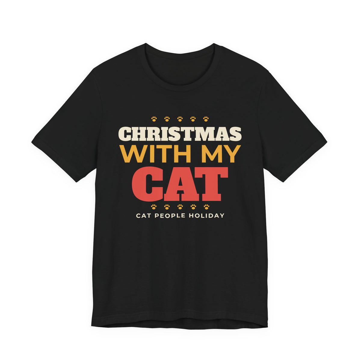 Christmas With My Cat Tee