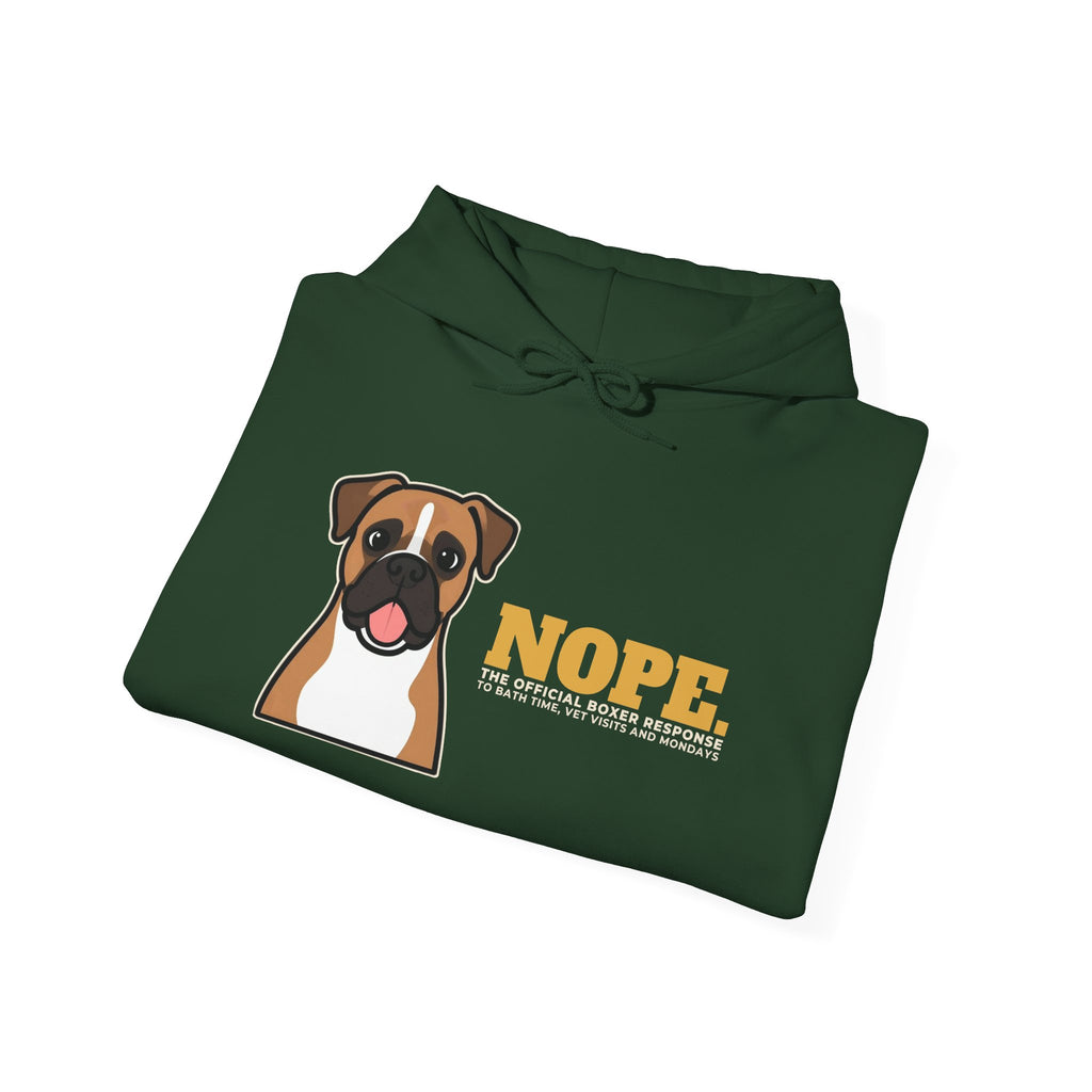 Nope. Funny Boxer Hoodie | Boxer Lover Gift