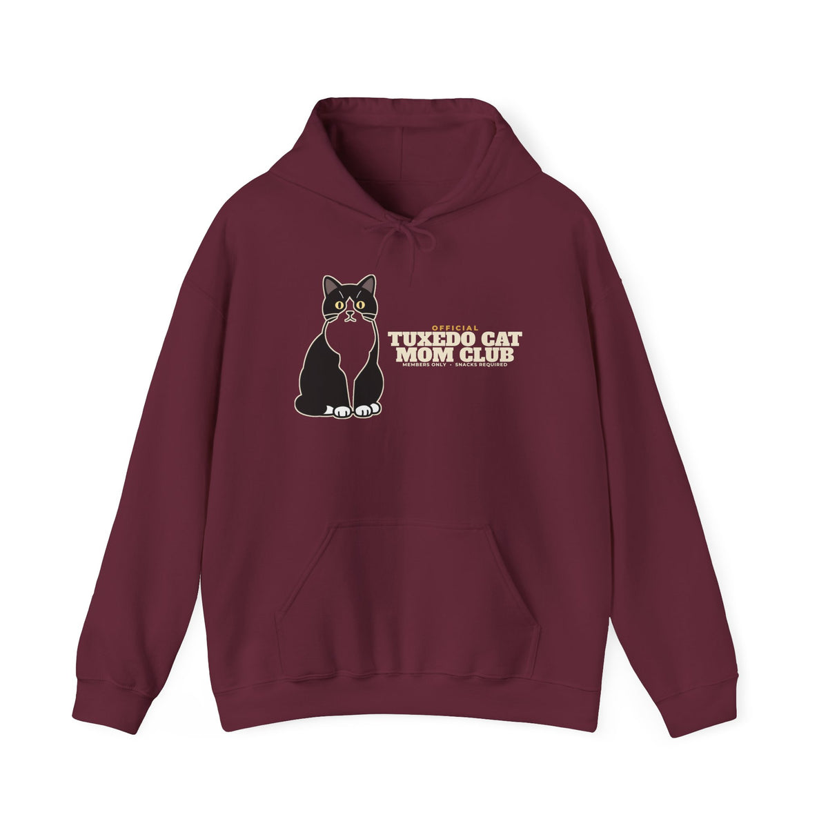 Official Tuxedo Cat Mom Club Hoodie | Tuxedo Cat Mom Gift
