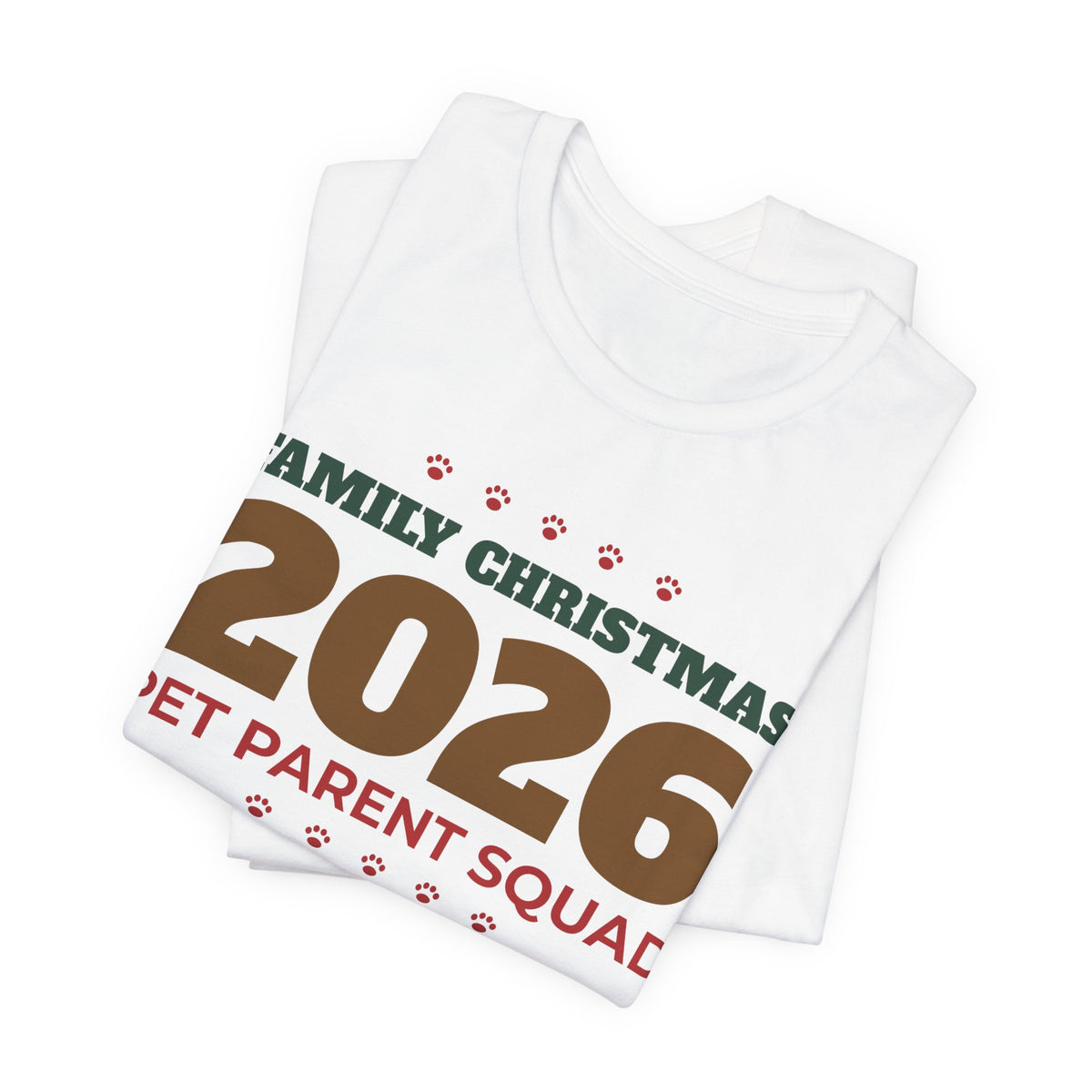 Family Christmas 2026 Pet Parent Squad Tee