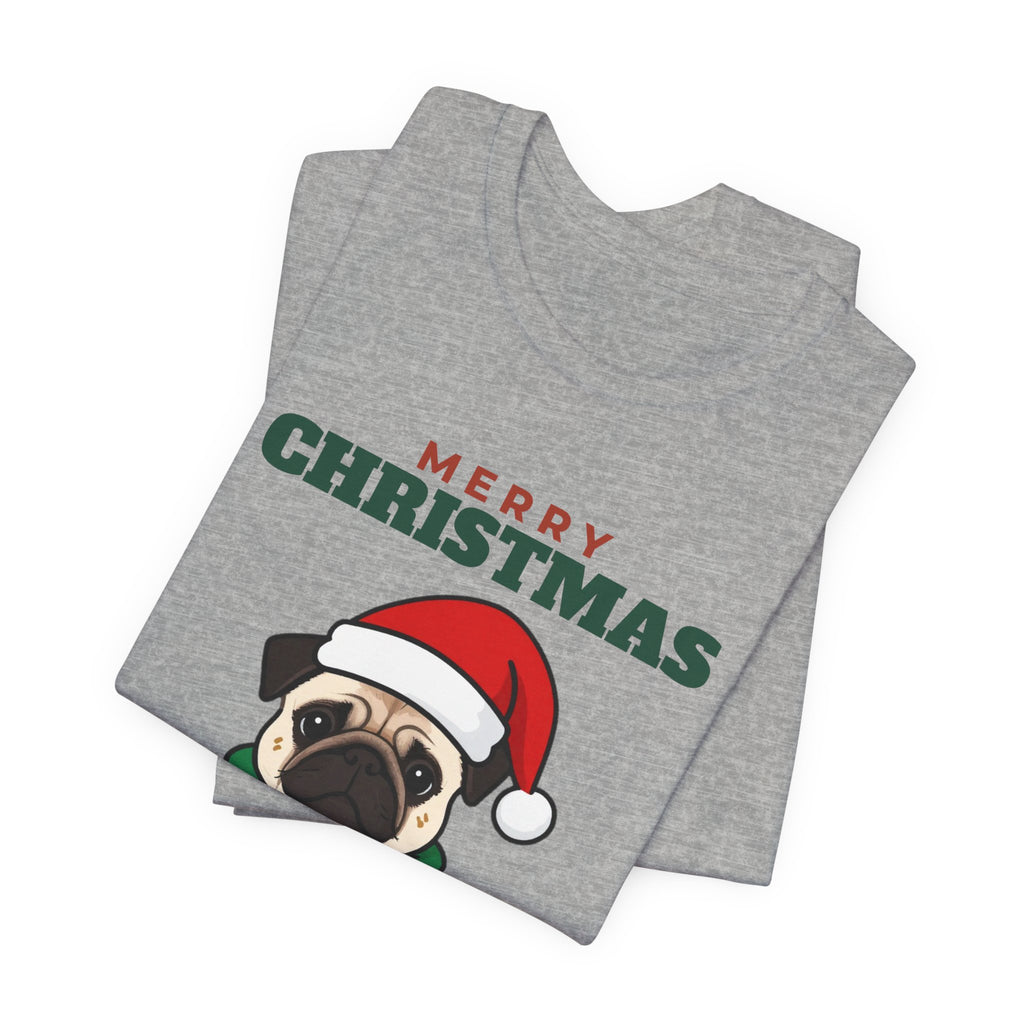 Christmas Pug Tee | Merry Christmas Pug Gift