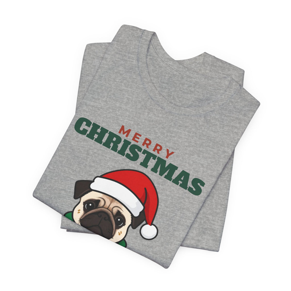 Christmas Pug Tee | Merry Christmas Pug Gift