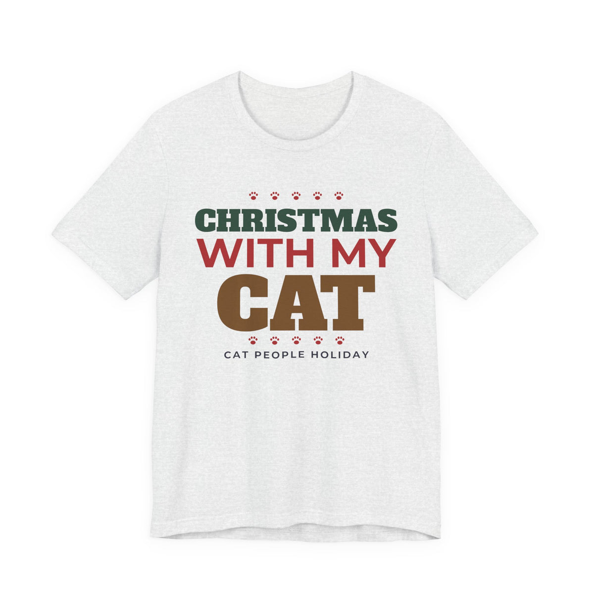 Christmas With My Cat Tee