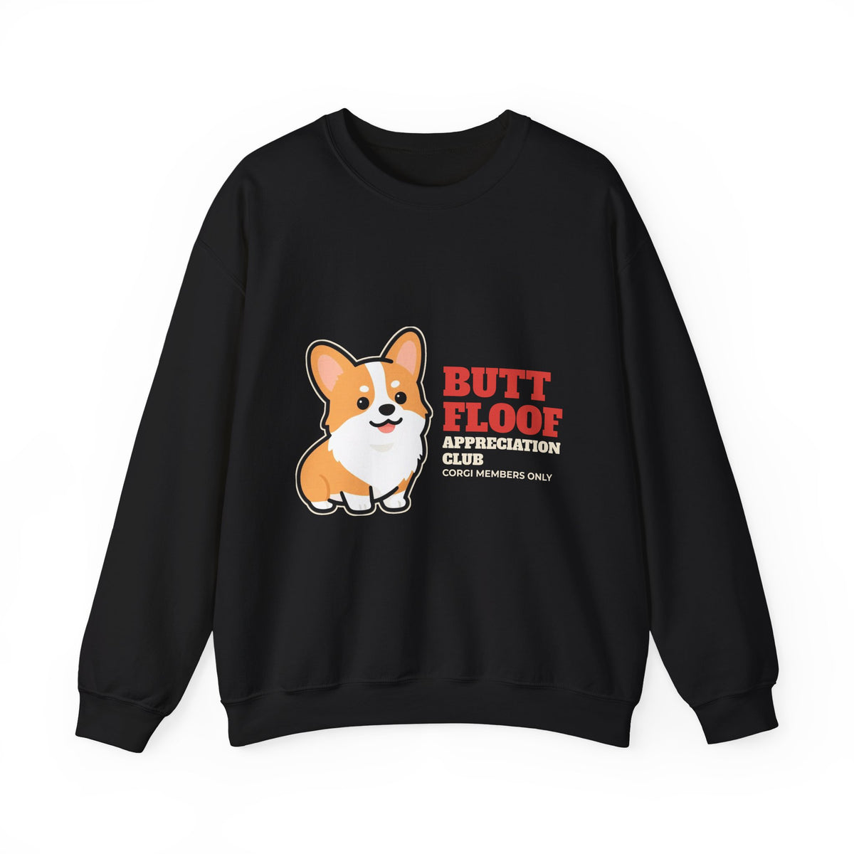 Butt Floof Appreciation Club corgi crewneck sweatshirt by Passtime Goods