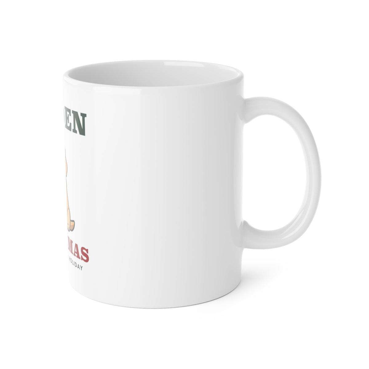 Golden Retriever Christmas Mug | Golden Christmas Coffee Cup | Dog Mom Christmas Gift