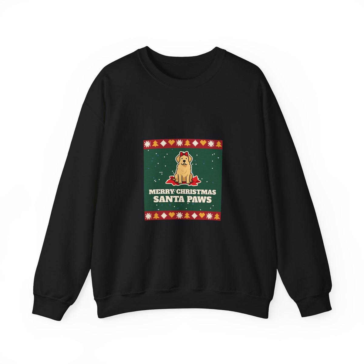 Santa Paws ugly Christmas sweater crewneck sweatshirt by Passtime Goods