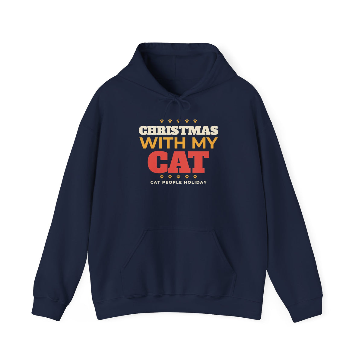 Christmas With My Cat Hoodie