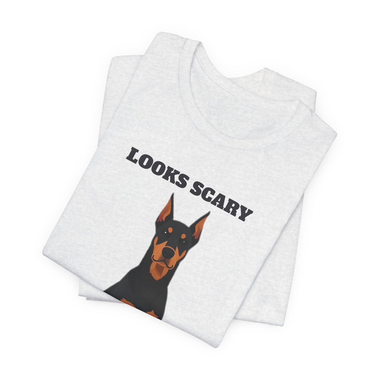 Looks Scary, Wants Cuddles Doberman Tee | Doberman Gift