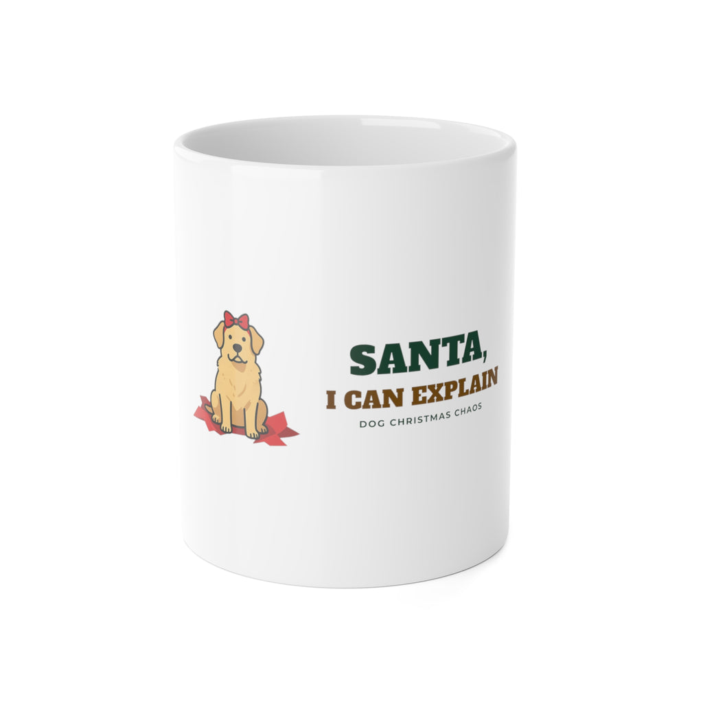 Santa, I Can Explain Dog Christmas Mug - original mug design by Pastime Goods