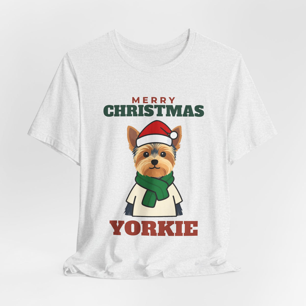 Christmas Yorkie Tee | Merry Christmas Yorkie Gift