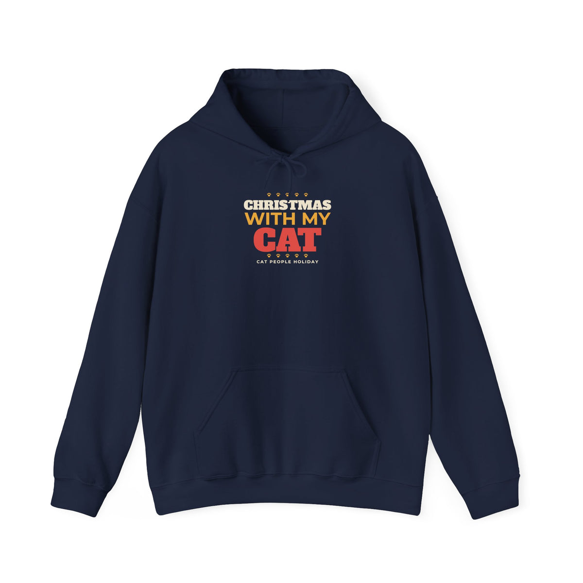 Christmas With My Cat Hoodie