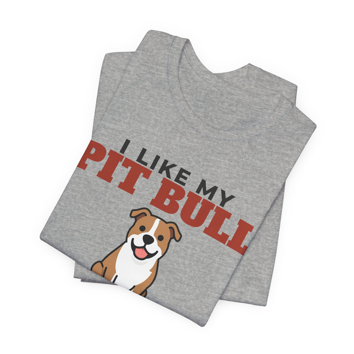I Like My Pit Bull, Cold Beer and Maybe 3 People Tee | Funny Pit Bull Dad Gift