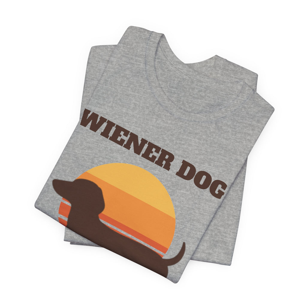 Dachshund Dad Shirt - Retro Wiener Dog Dad Tee | Dachshund Gift