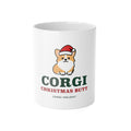 Corgi Christmas Mug | Corgi Santa Hat Christmas Coffee Cup | Corgi Mom Dog Christmas Gift