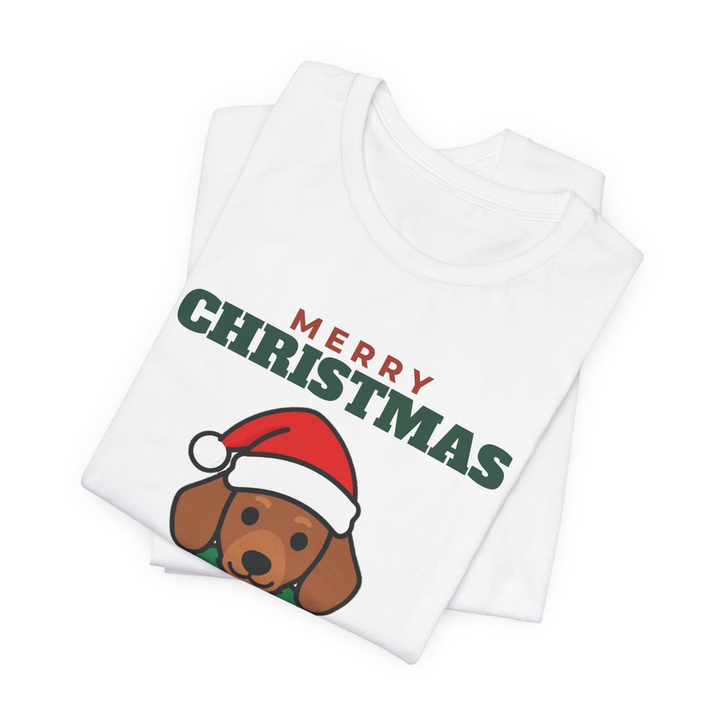 Christmas Dachshund Tee | Merry Christmas Dachshund Gift