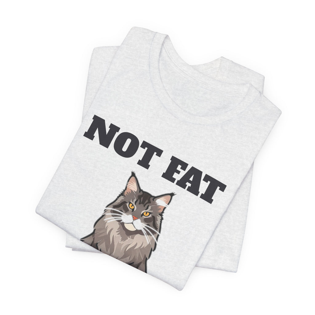 Not Fat, I'm Fluffy Maine Coon Tee | Maine Coon Gift