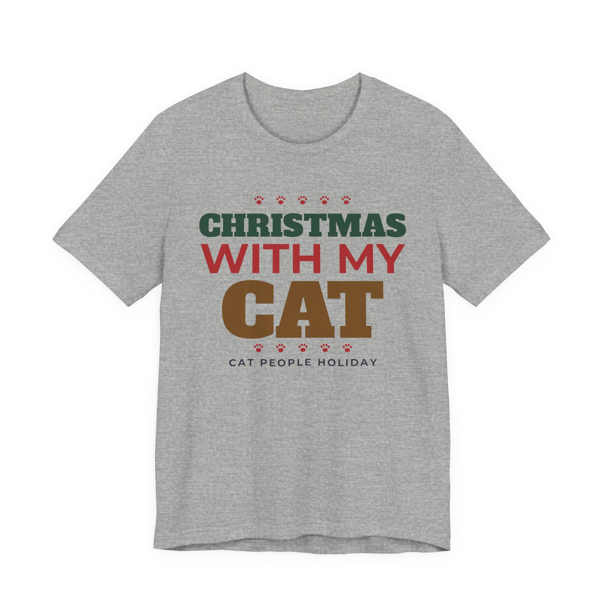 Christmas With My Cat Tee
