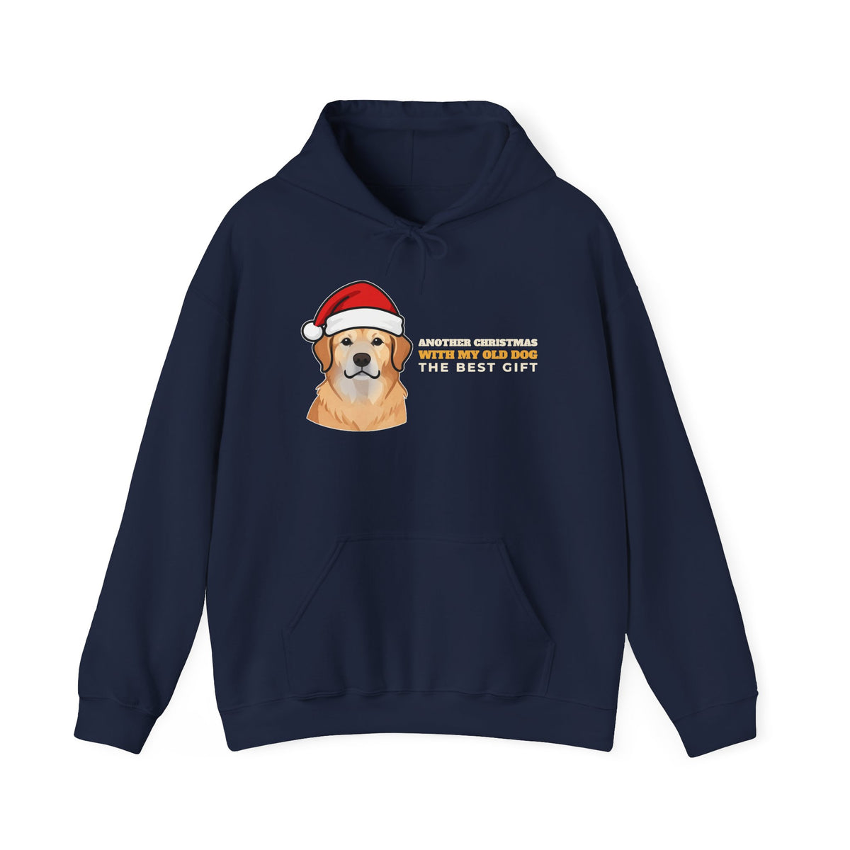 Senior Dog Christmas Hoodie - Another Christmas With My Old Dog | Dog Mom Christmas Gift