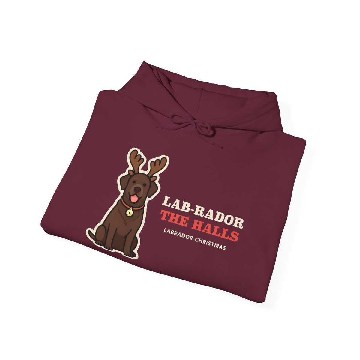 Labrador Christmas Hoodie | Lab Reindeer Christmas Sweatshirt | Lab Mom Dog Christmas Gift