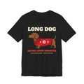 Dachshund Christmas Shirt - Long Dog, Extra Long Sweater Tee - original t-shirt design by Pastime Goods