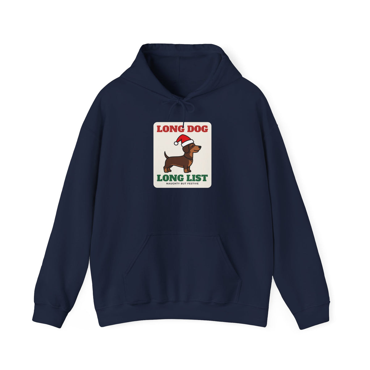 Long Dog, Long List Dachshund Christmas Hoodie | Dachshund Gift