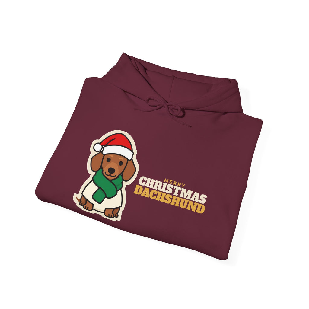 Christmas Dachshund Hoodie | Merry Christmas Dachshund Gift