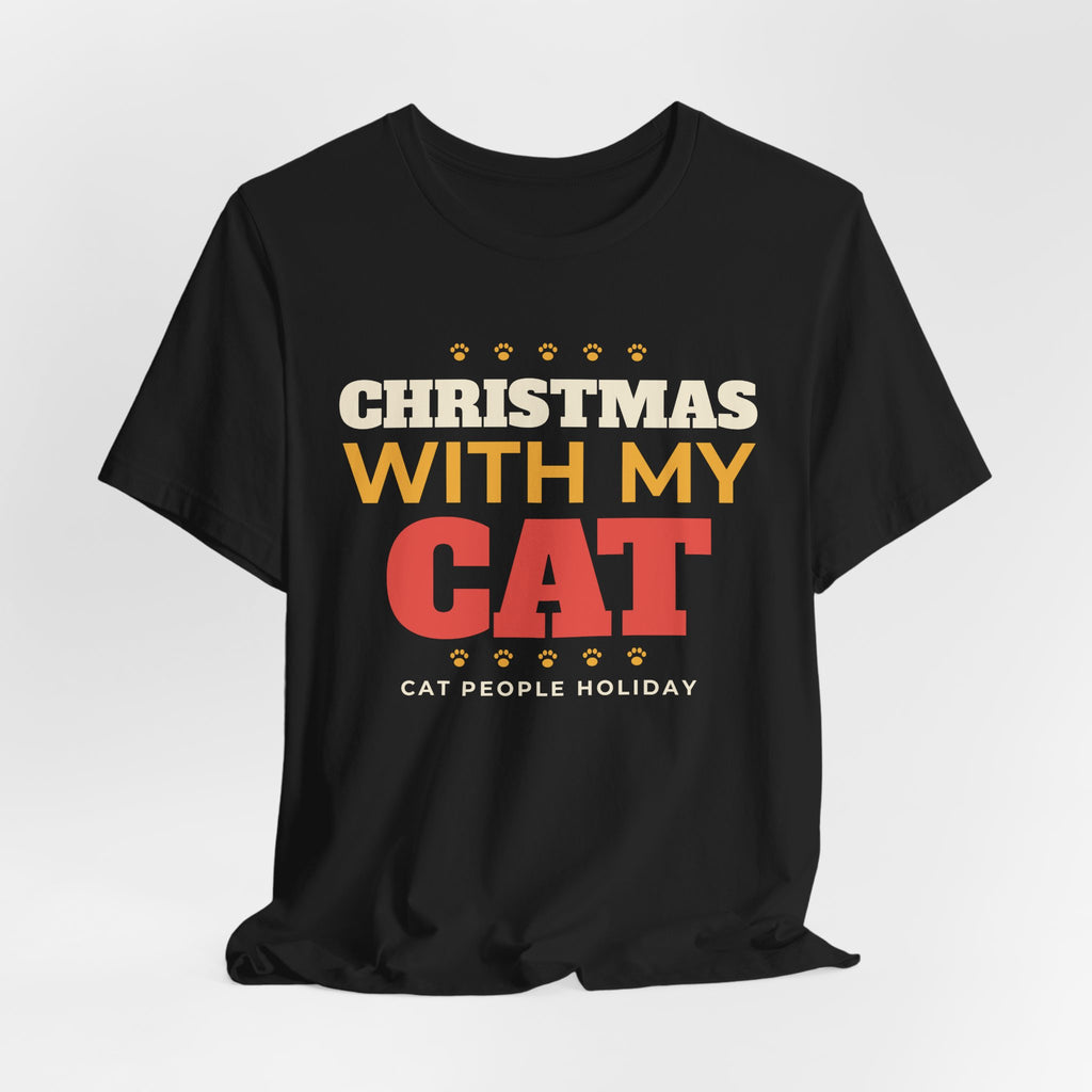 Christmas With My Cat Tee
