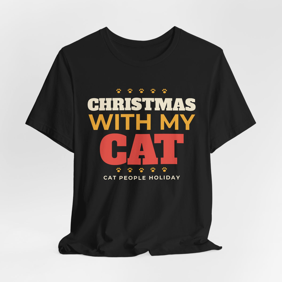 Christmas With My Cat Tee