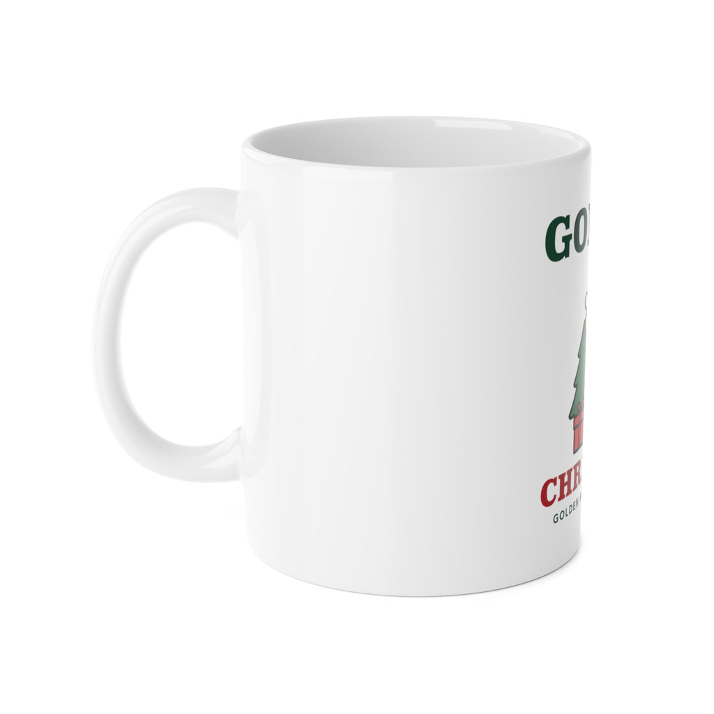 Golden Retriever Christmas Mug | Golden Christmas Coffee Cup | Dog Mom Christmas Gift