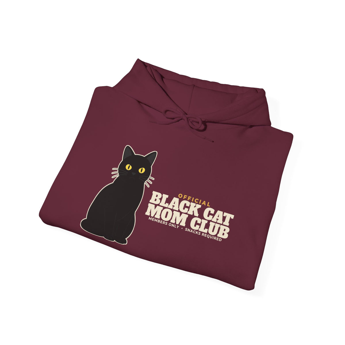 Official Black Cat Mom Club Hoodie | Black Cat Mom Gift