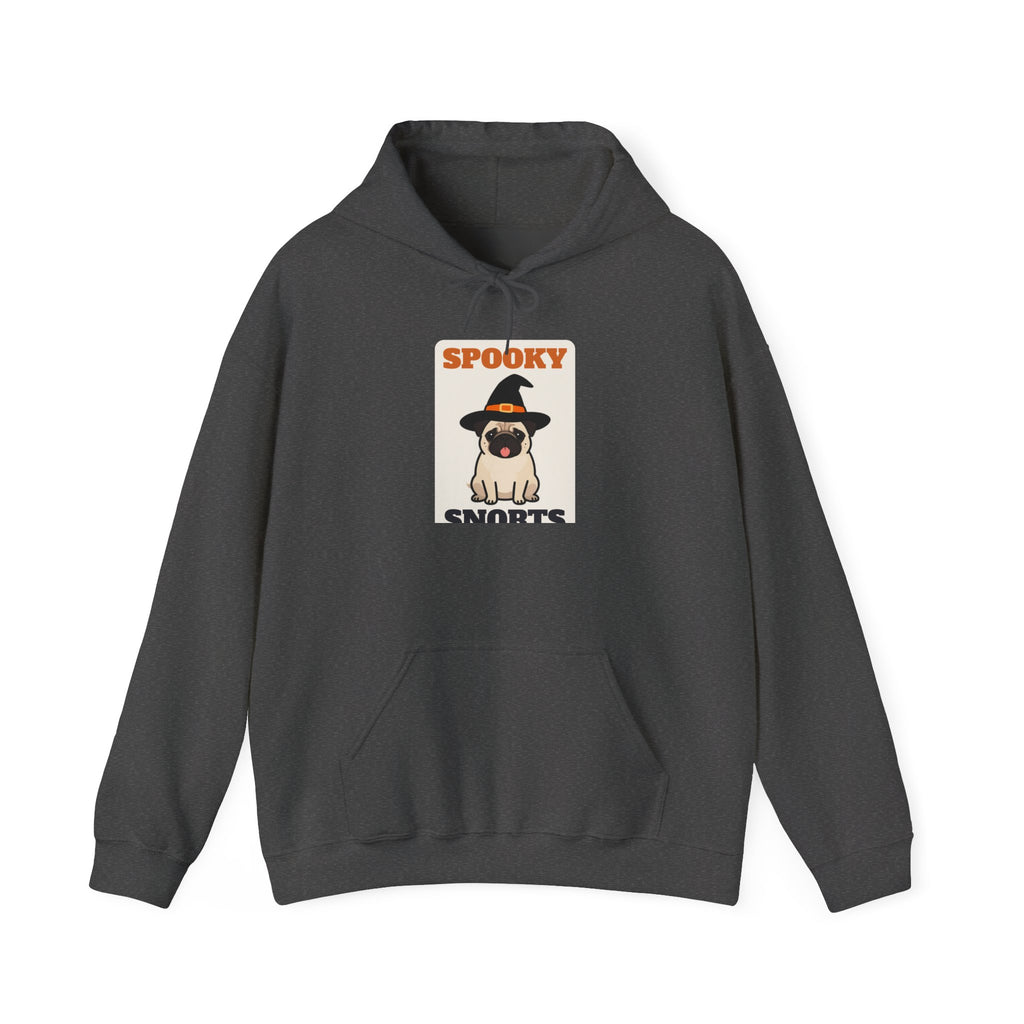 Spooky Snorts Halloween Pug Hoodie - pug mom and pug dad gift sweatshirt