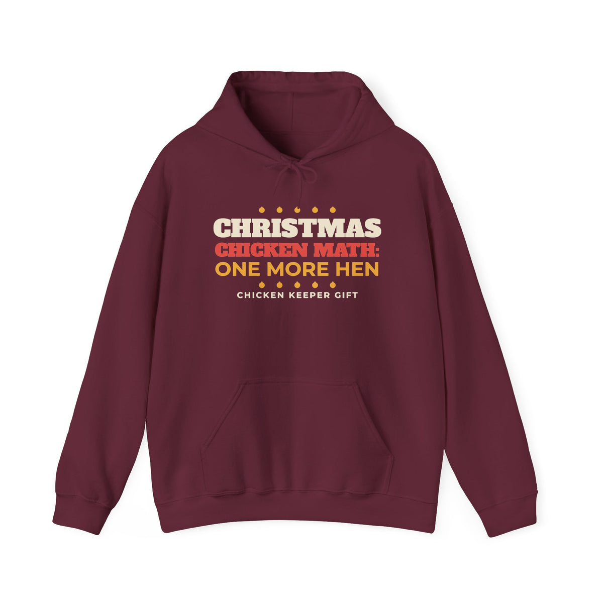 Chicken Math Christmas Hoodie