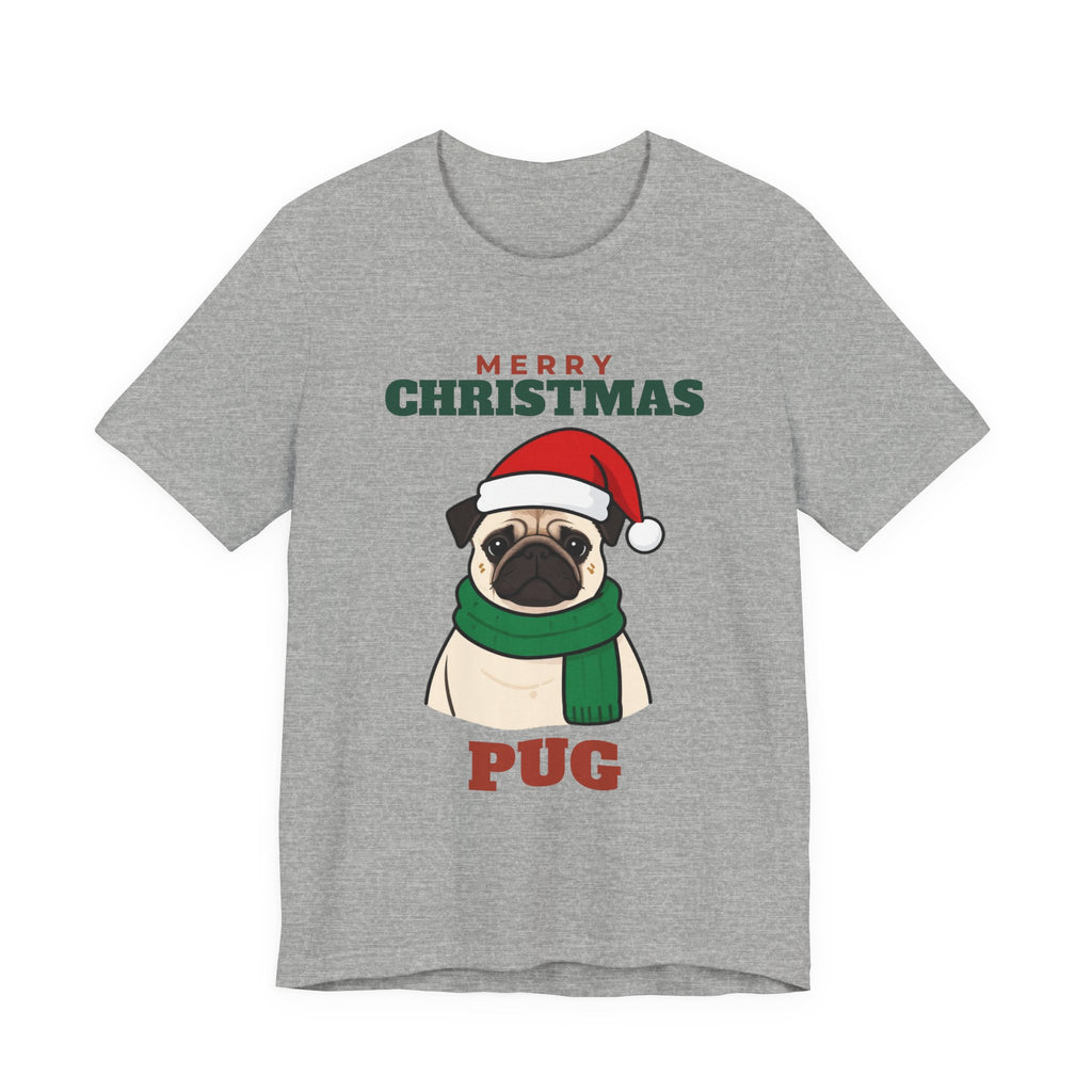 Christmas Pug Tee | Merry Christmas Pug Gift