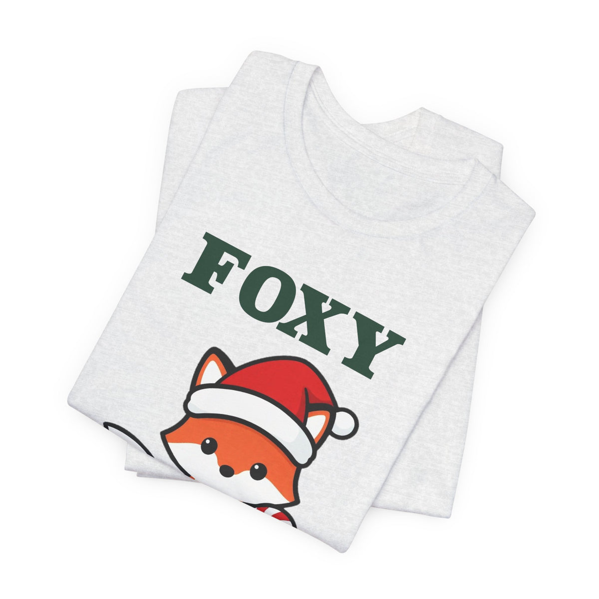 Fox Christmas Shirt | Cute Fox Santa Hat Christmas Tee | Fox Lover Christmas Gift