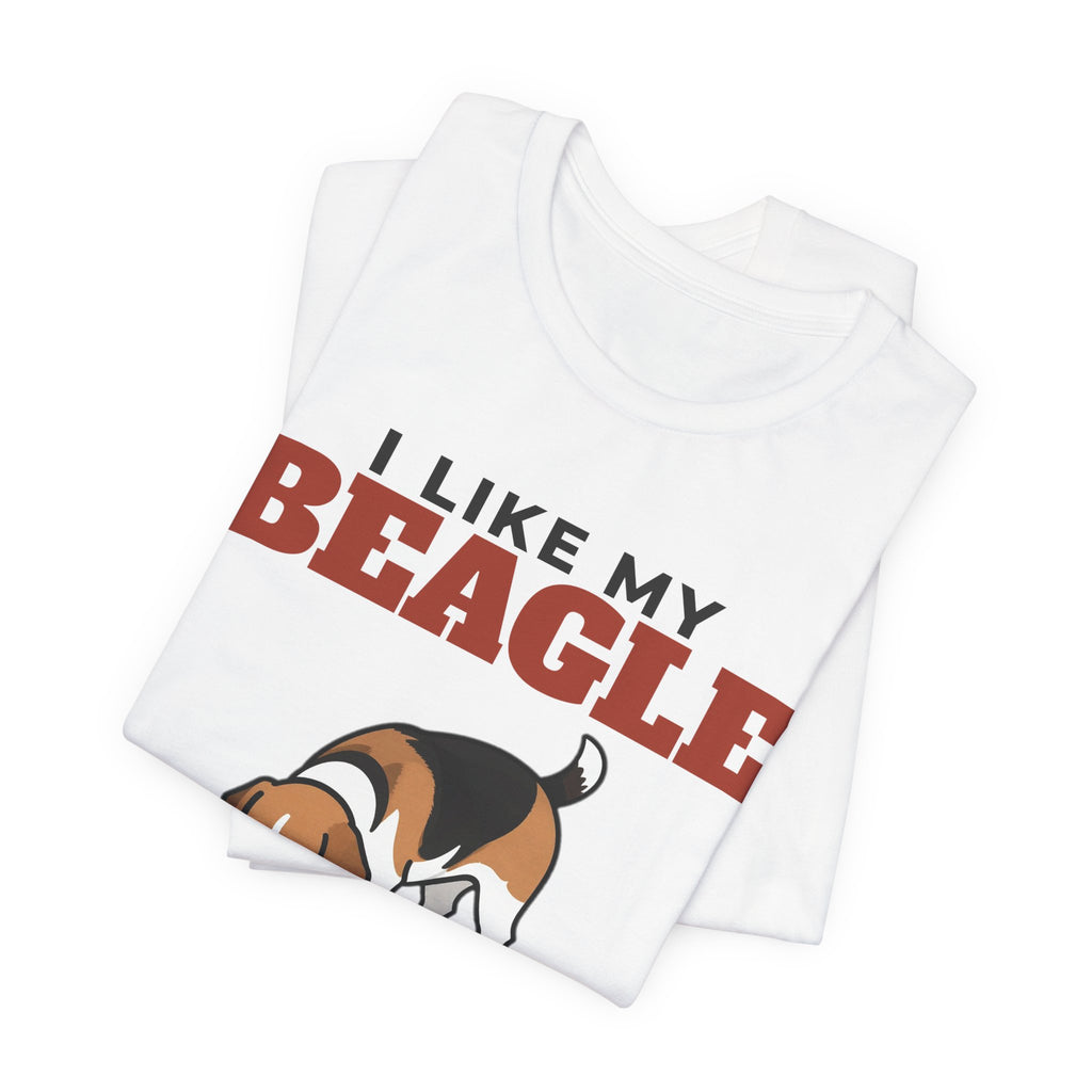 I Like My Beagle, Cold Beer and Maybe 3 People Tee | Funny Beagle Dad Gift