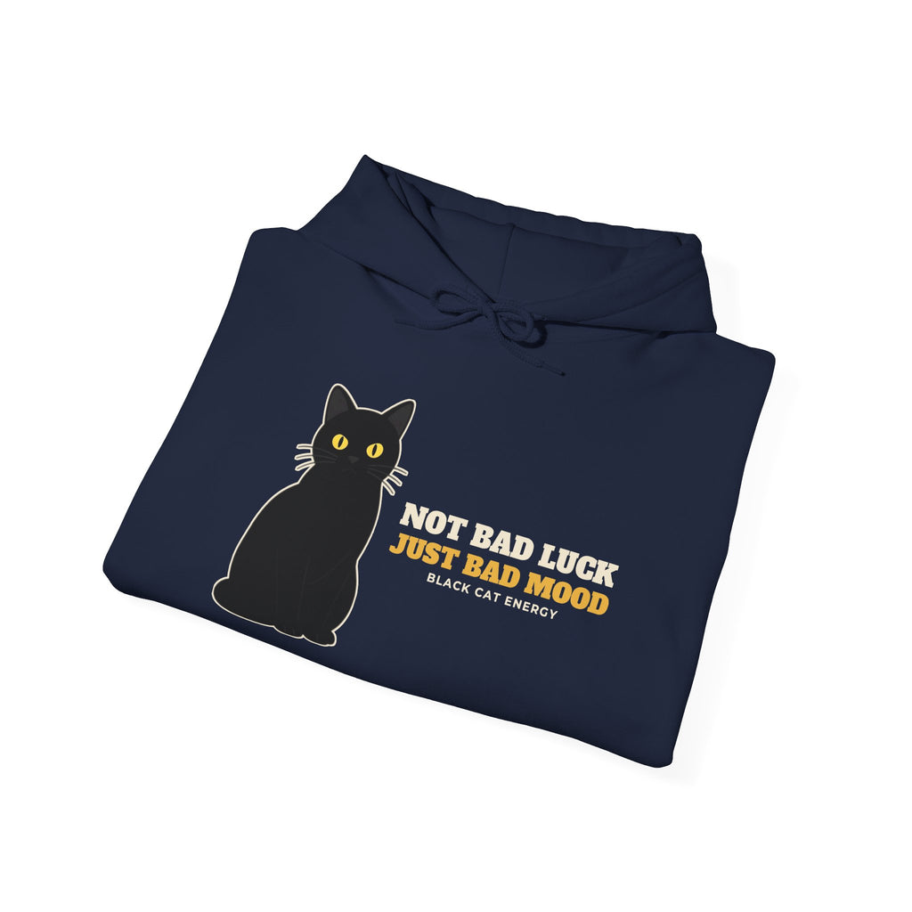 Not Bad Luck, Just a Bad Mood Black Cat Hoodie | Black Cat Gift
