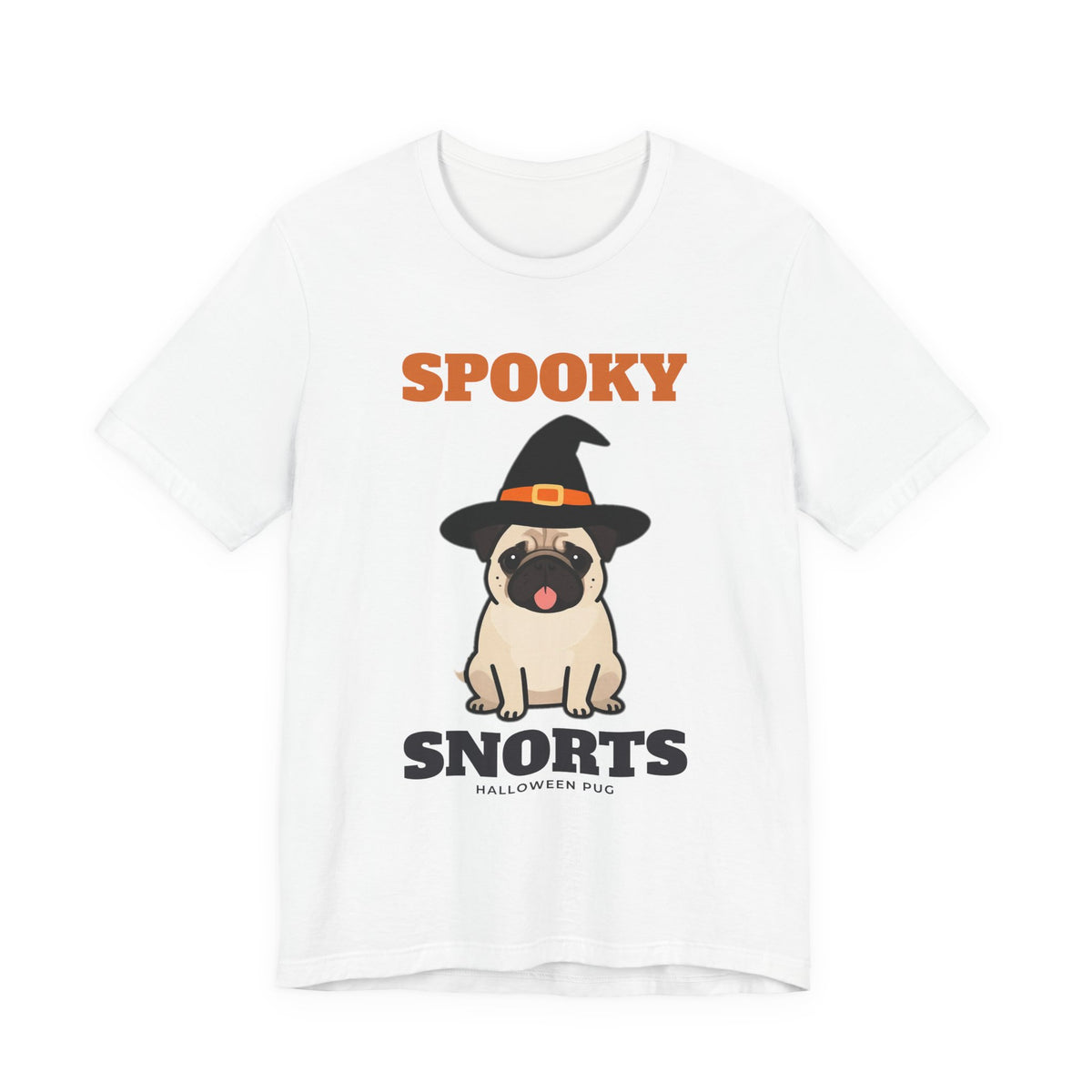 Spooky Snorts Halloween Pug Tee | Pug Gift