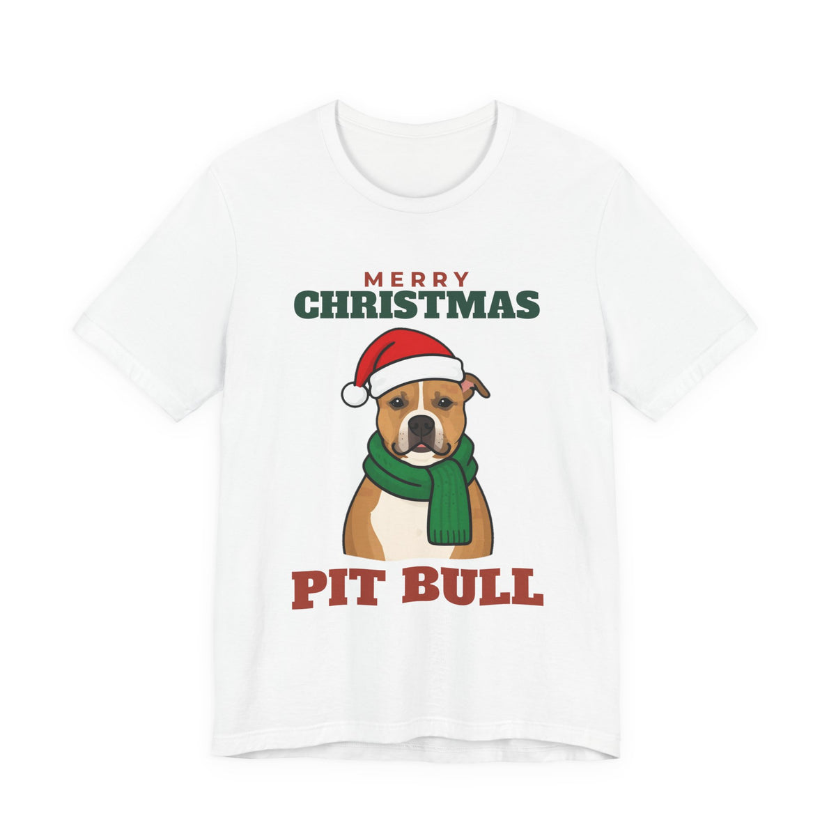 Christmas Pit Bull Tee | Merry Christmas Pit Bull Gift