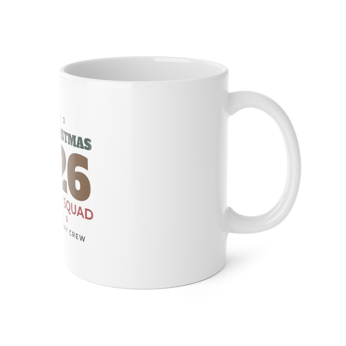 Family Christmas 2026 Pet Parent Squad mug, matching holiday gift