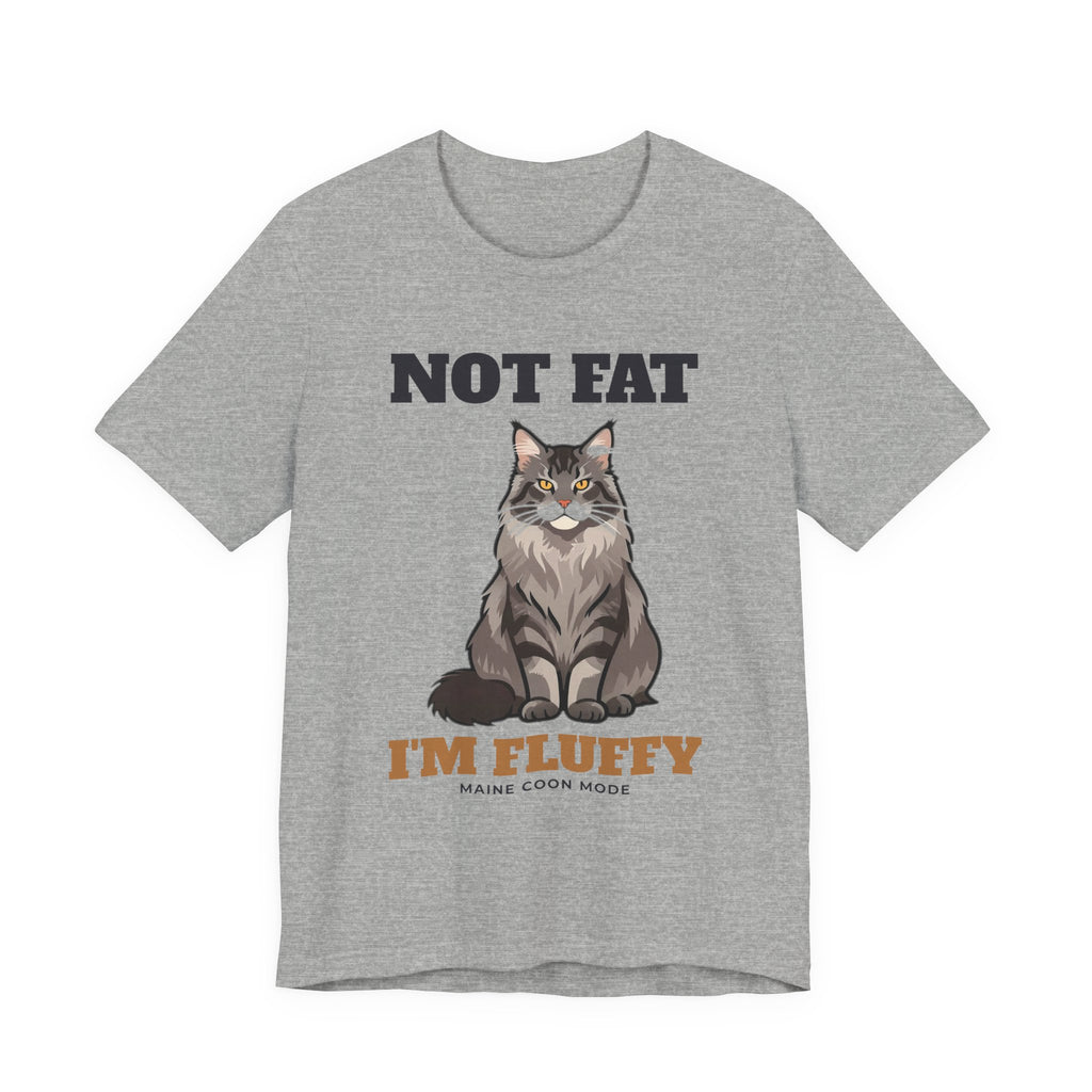 Not Fat, I'm Fluffy Maine Coon Tee | Maine Coon Gift