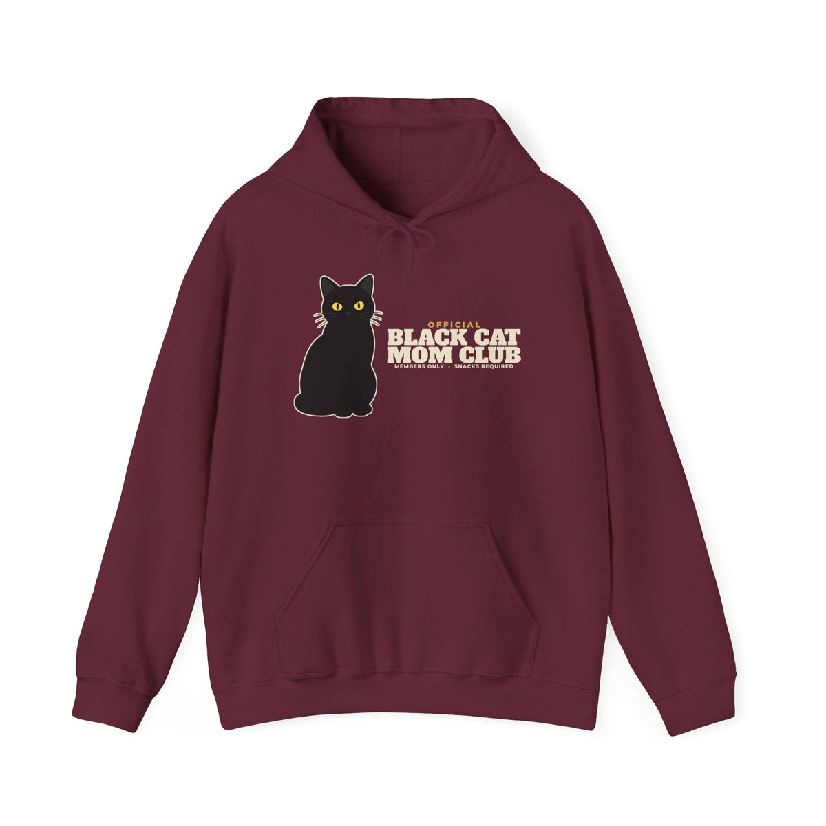 Official Black Cat Mom Club Hoodie | Black Cat Mom Gift