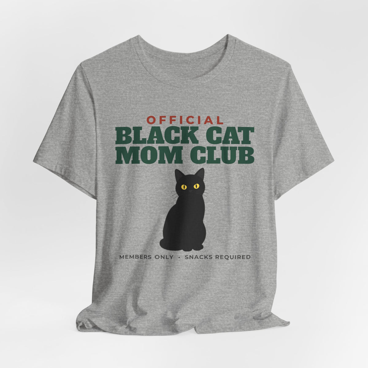 Official Black Cat Mom Club Tee | Black Cat Mom Gift
