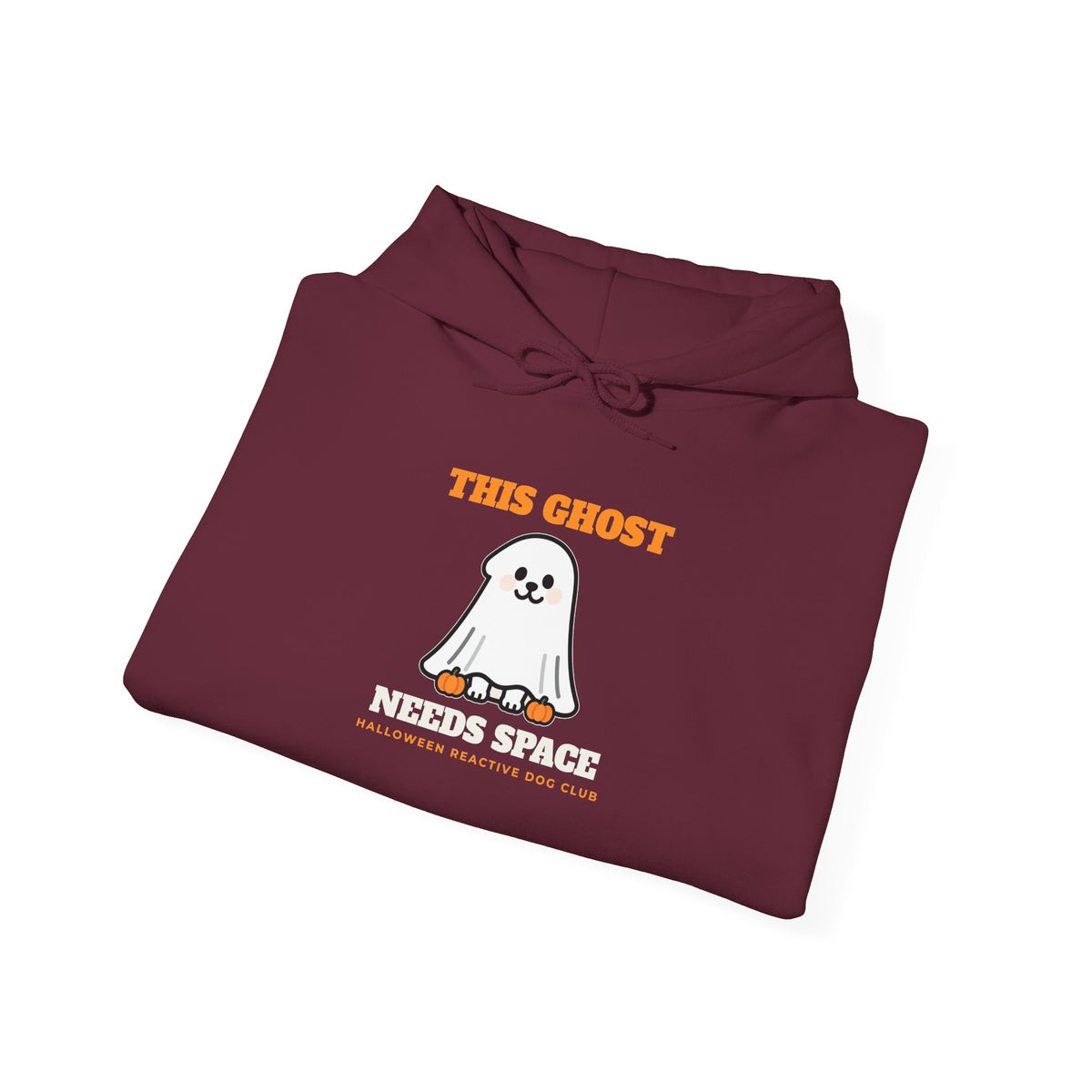 Halloween Dog Hoodie - This Ghost Needs Space | Reactive Dog Gift