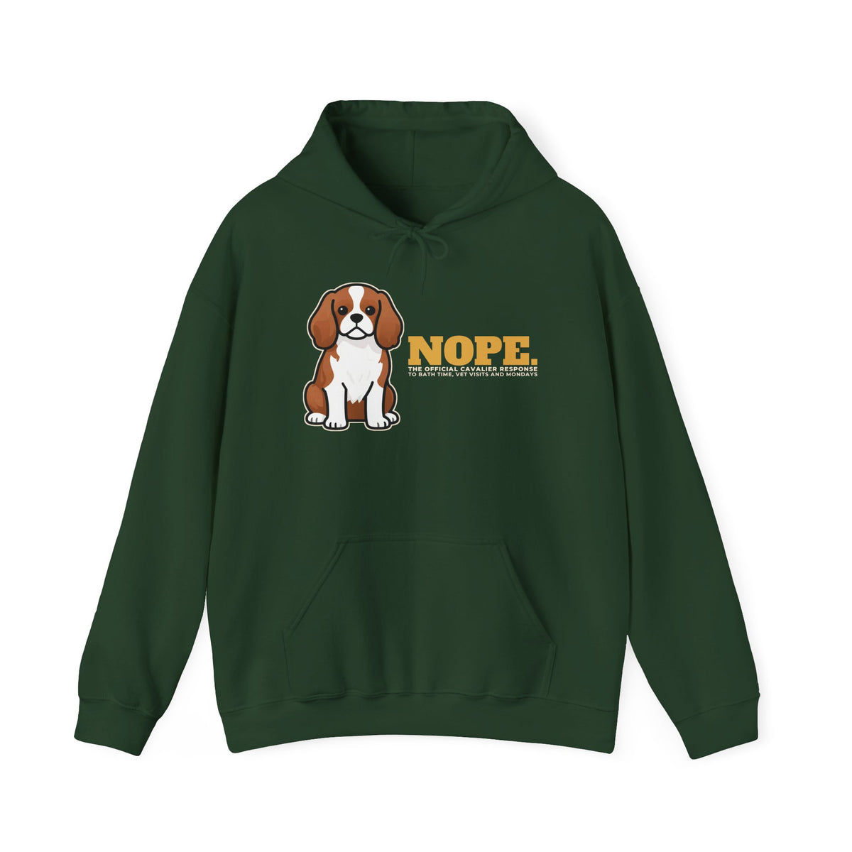Nope. Funny Cavalier King Charles Hoodie | Cavalier King Charles Lover Gift