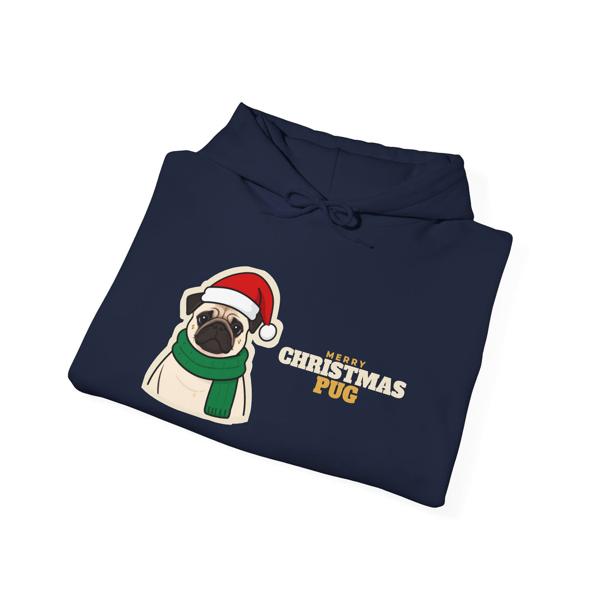 Christmas Pug Hoodie | Merry Christmas Pug Gift