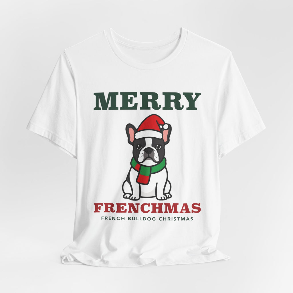 French Bulldog Christmas Shirt | Merry Frenchmas Frenchie Tee | Frenchie Mom Dog Christmas Gift