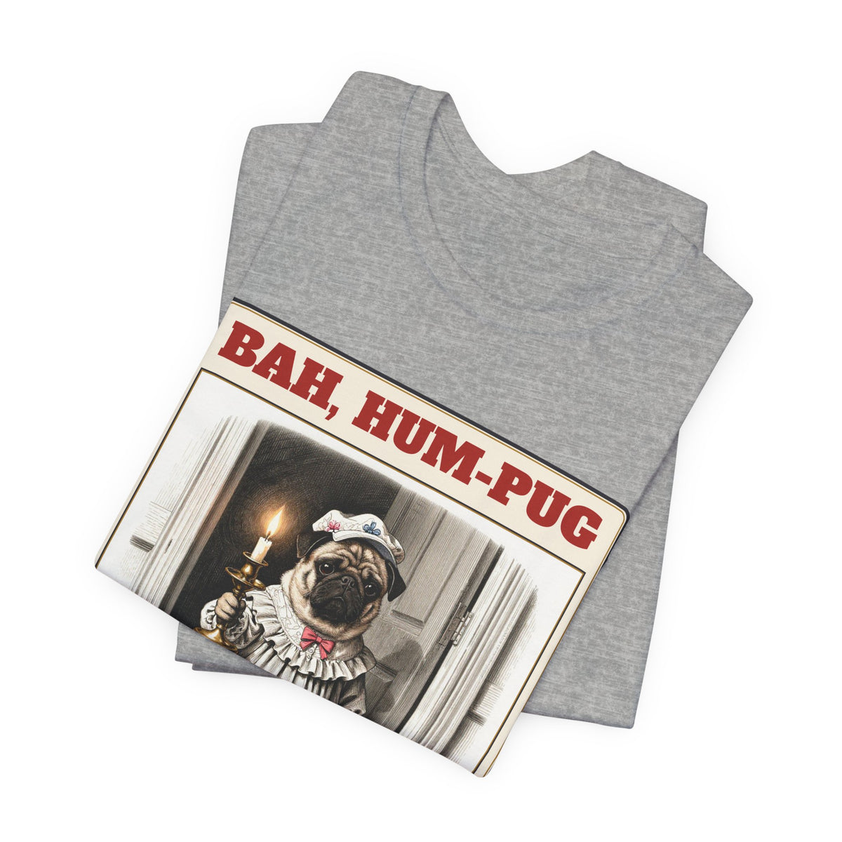 Bah, Hum-Pug Christmas Tee | Pug Gift