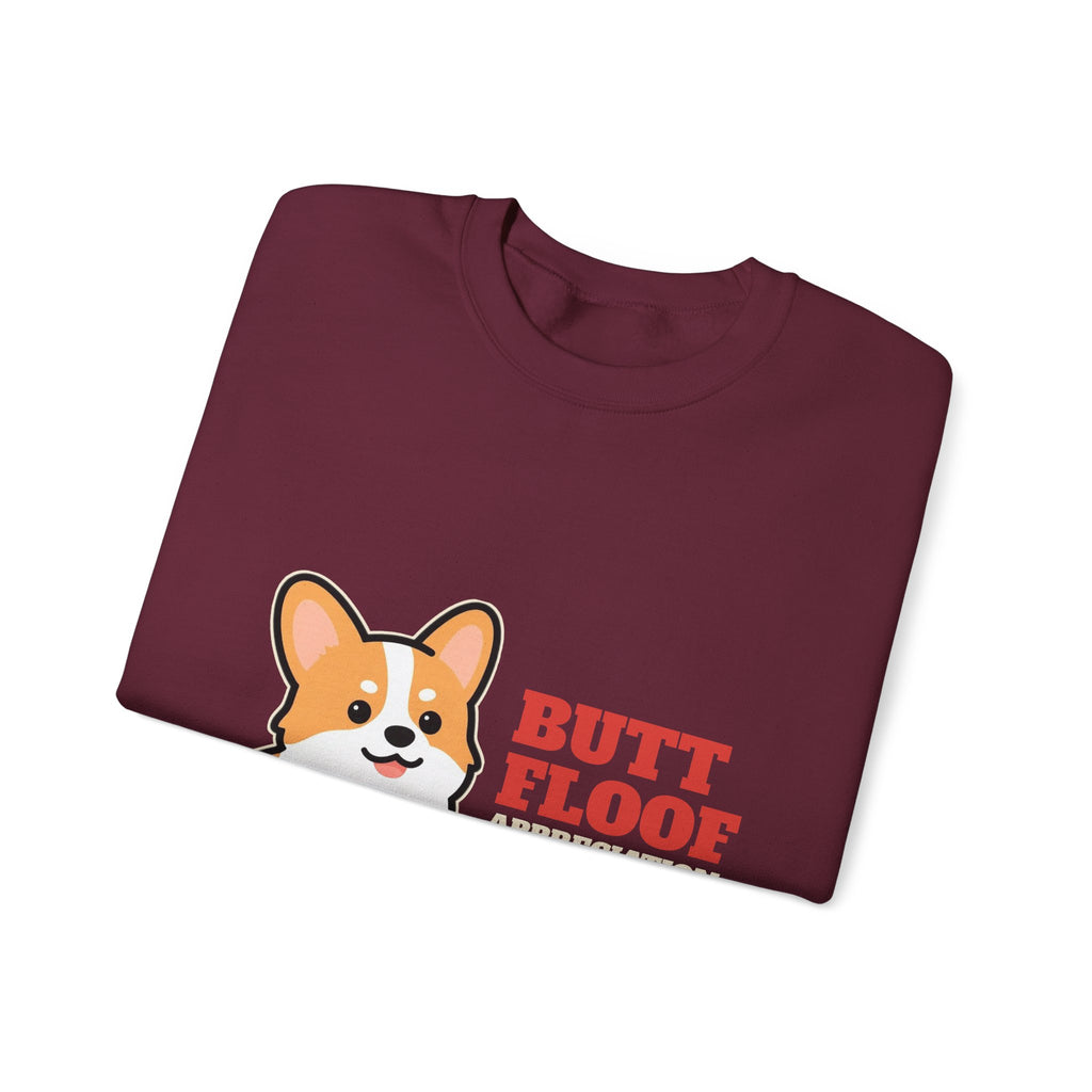 Corgi Butt Floof Appreciation Club Crewneck Sweatshirt | Corgi Gift