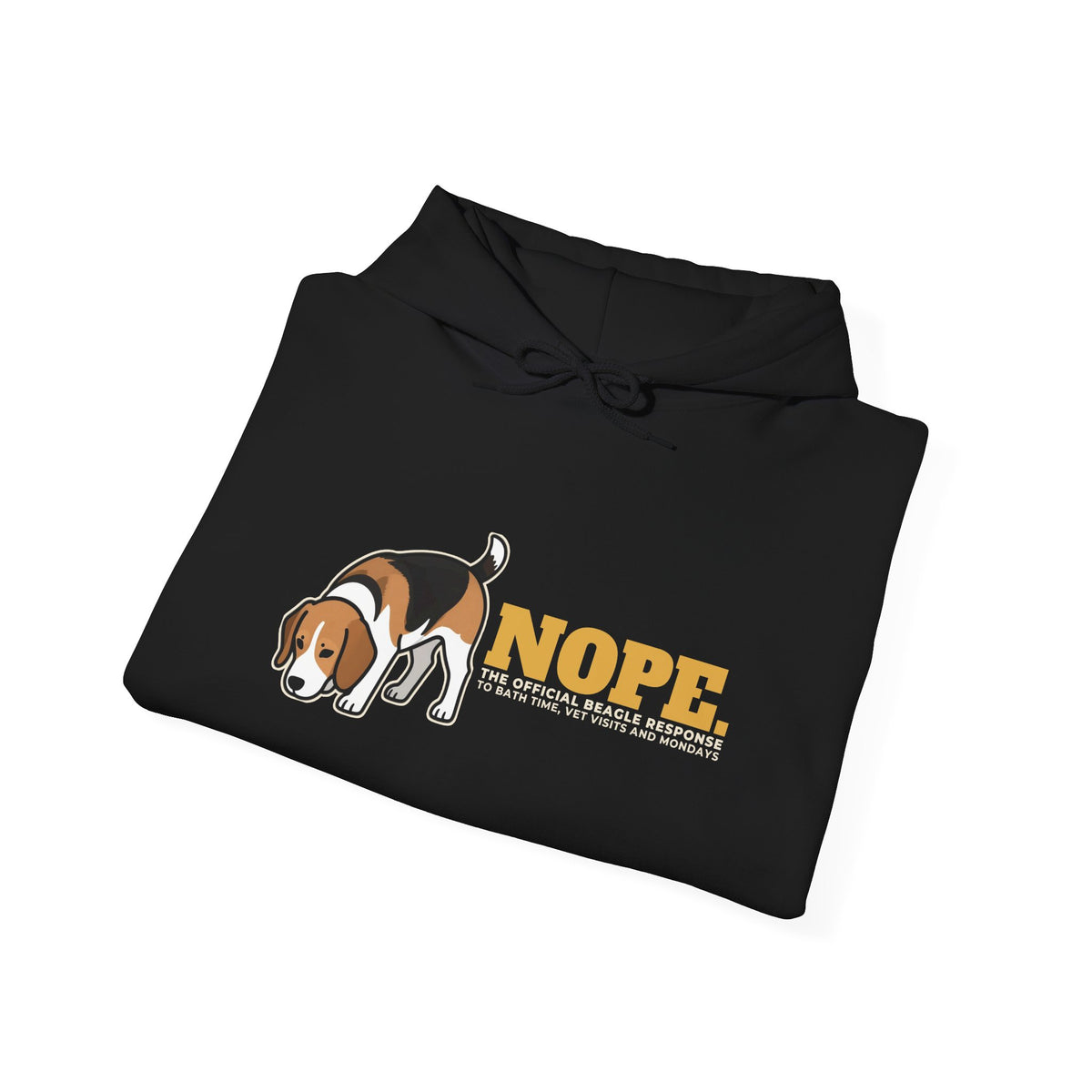 Nope. Funny Beagle Hoodie | Beagle Lover Gift