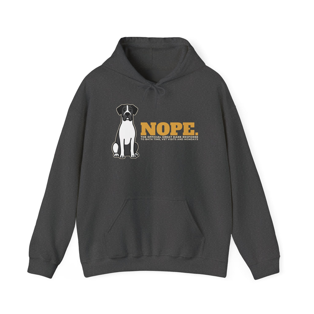 Nope. Funny Great Dane Hoodie | Great Dane Lover Gift